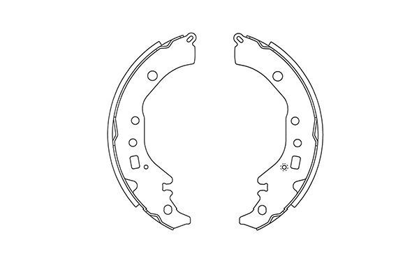 KAVO PARTS Piduriklotside komplekt BS-9948